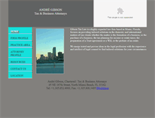 Tablet Screenshot of gibsontaxlaw.com